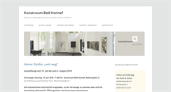 Desktop Screenshot of kunstraum-badhonnef.de
